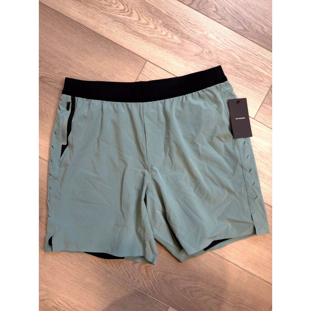 Ten Thousand Active Seafoam 7" Interval Lined Running Training Shorts NWT L